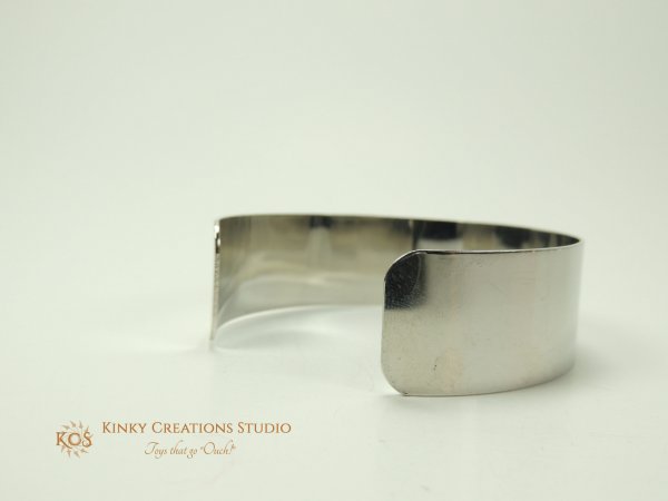 silver bondage bracelet