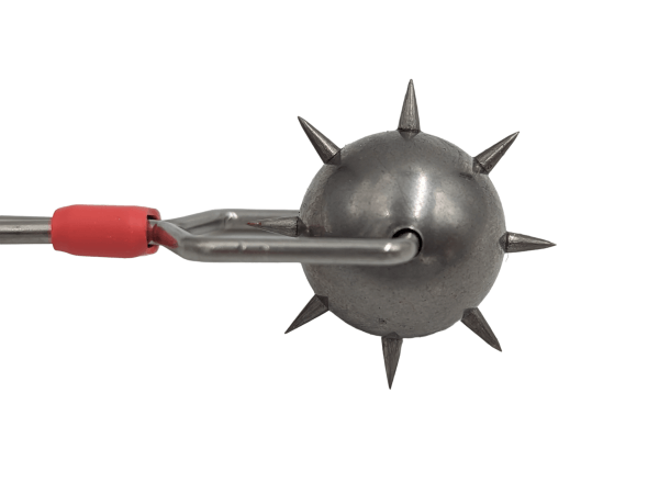 metal wartenberg wheel with red band